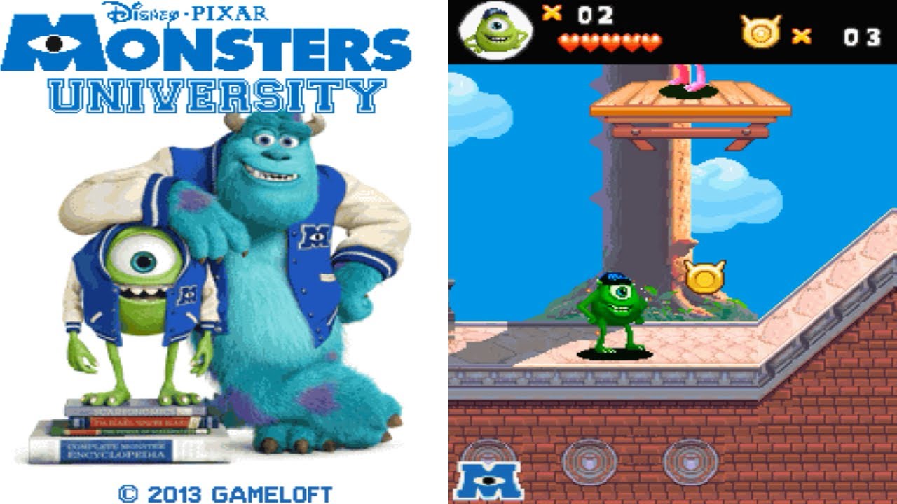 Monsters University/Университет Монстров (400 KB) - Прохождение Java игры