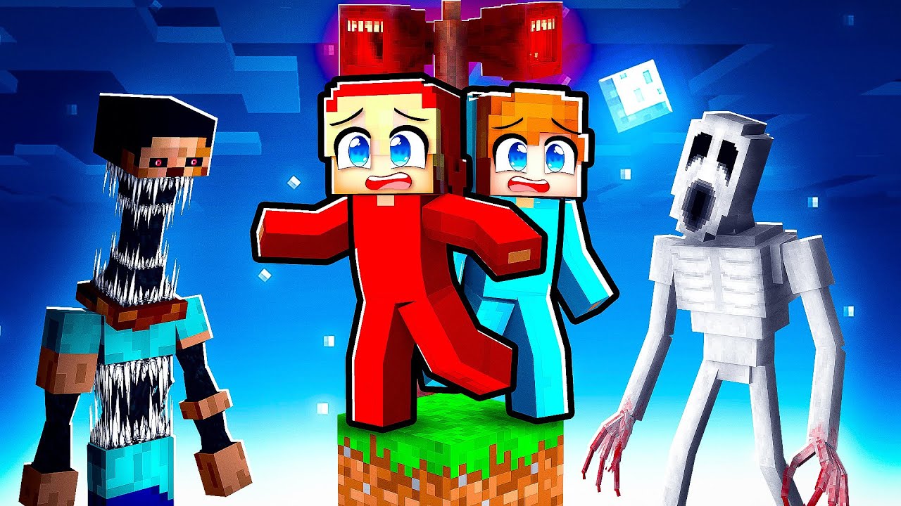 Minecraft ONE BLOCK Med ALLA SKRÄCK MODS!
