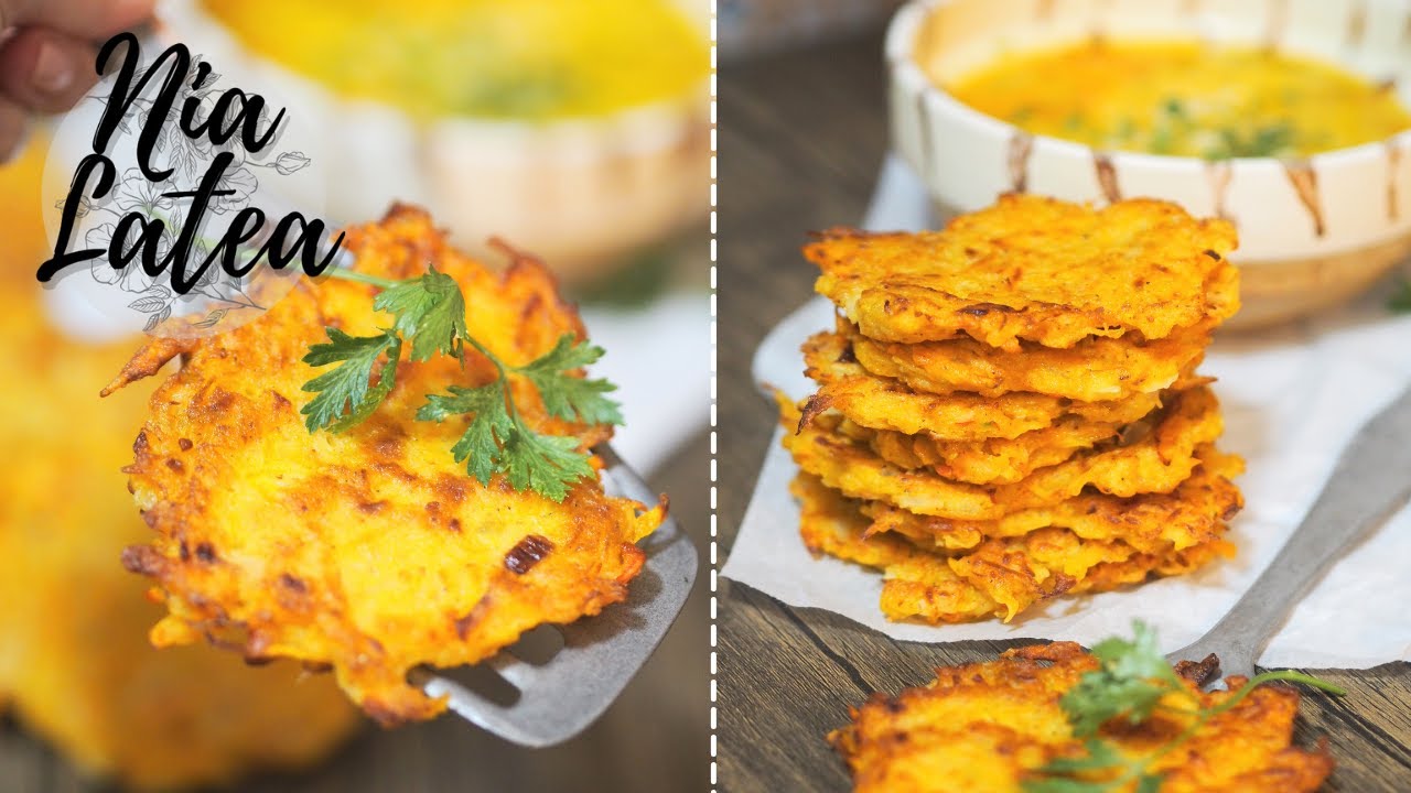 Kürbis-Kartoffel-Puffer I vegane Herbstküche