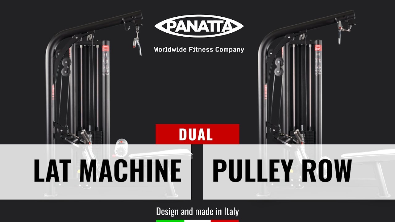Dual  Lat Machine | Pulley Row -  Panatta