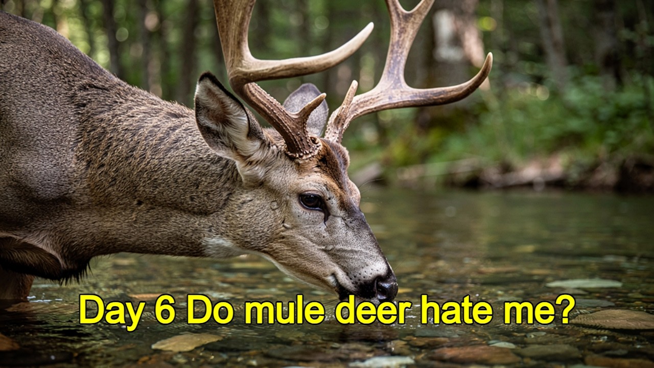 🔴Day 6 Do Mule deer hate me?🔴
