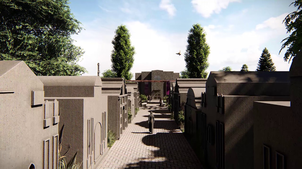 PROYECTO TESIS DE GRADO- ARQUITECTURA - UNC- CIUDAD RESILIENTE - CEMENTERIO MUNICIPAL