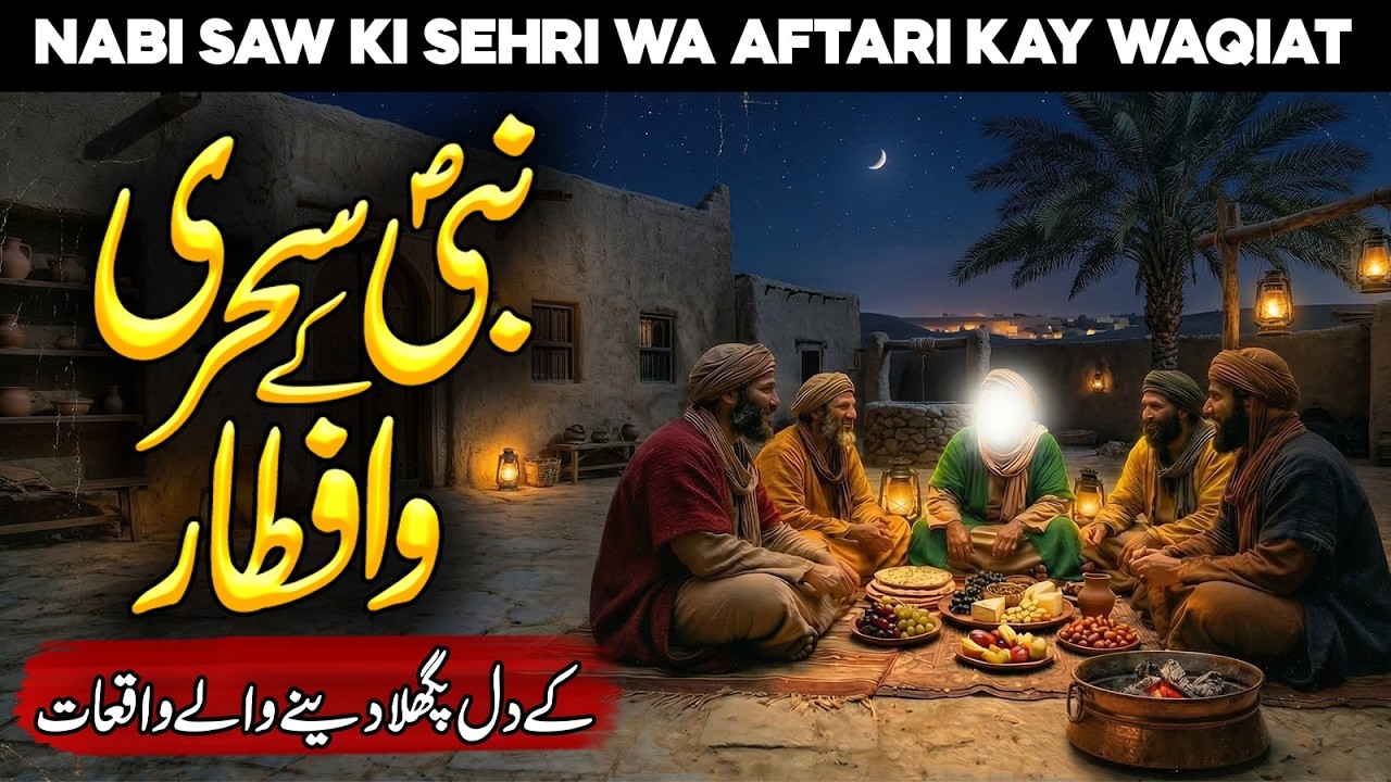 Hazrat Muhammad Ki Sehri Aur Iftari | Huzoor Pak Ka Ramzan | Ramzan Ki Fazilat | Faysal Islamic