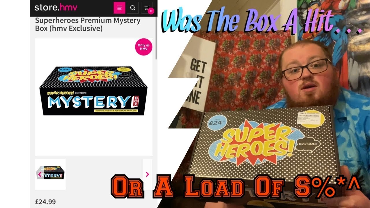 HMV £24.99 “Superhero” Mystery Box