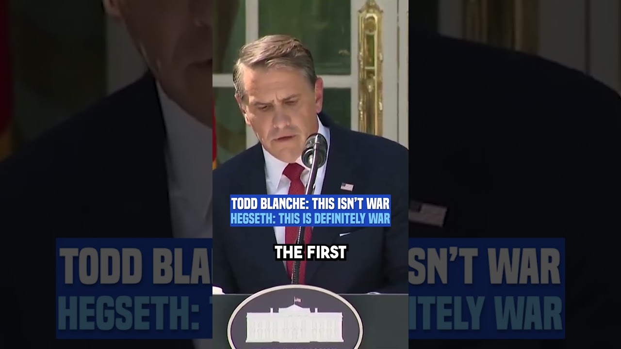 Todd Blanche broni Pete'a Hegsetha, nie zgadzając się... z Pete'em Hegsethem #kr&oacute;tkie