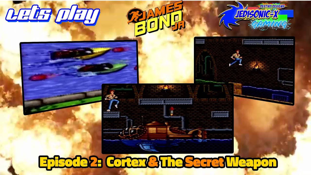 James Bond Jr SNES Episode 2  Cortex, Davinci's Secret Weapon