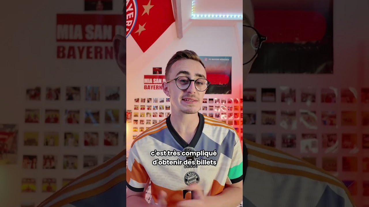 Comment j’ai des billets pour les matchs du Bayern ? 🏟️❤️🤍