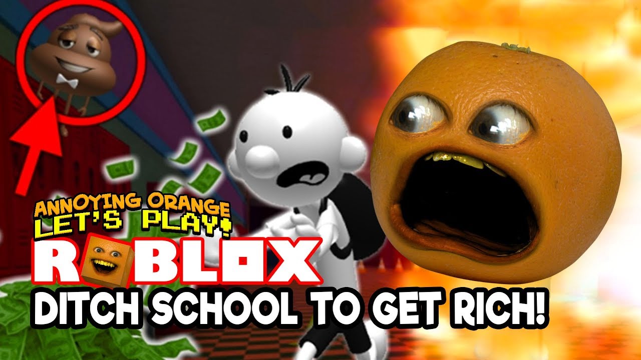 Roblox: БРОСЬ ШКОЛУ и РАЗБОГАТЕ! ОББИ [Надоедливый оранжевый играет]