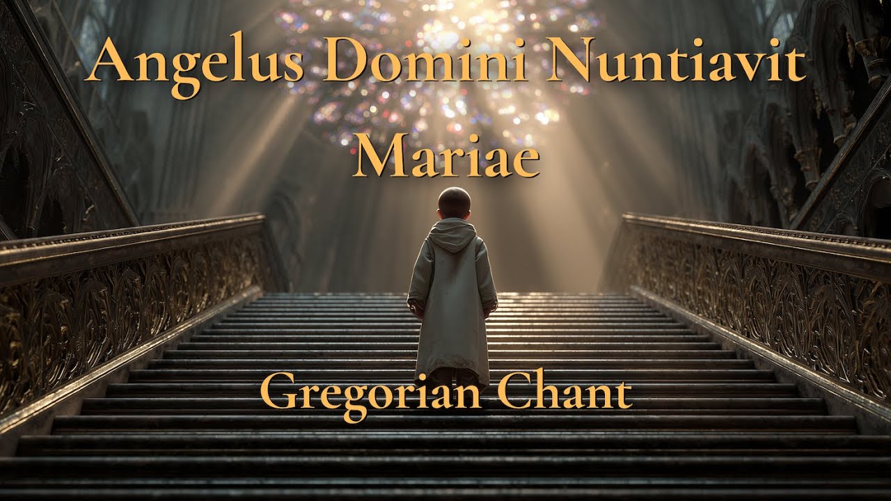 For Those Feeling Down - Angelus Domini Nuntiavit Mariae | Gregorian Chant in Latin for Prayer  ✝️🕊️