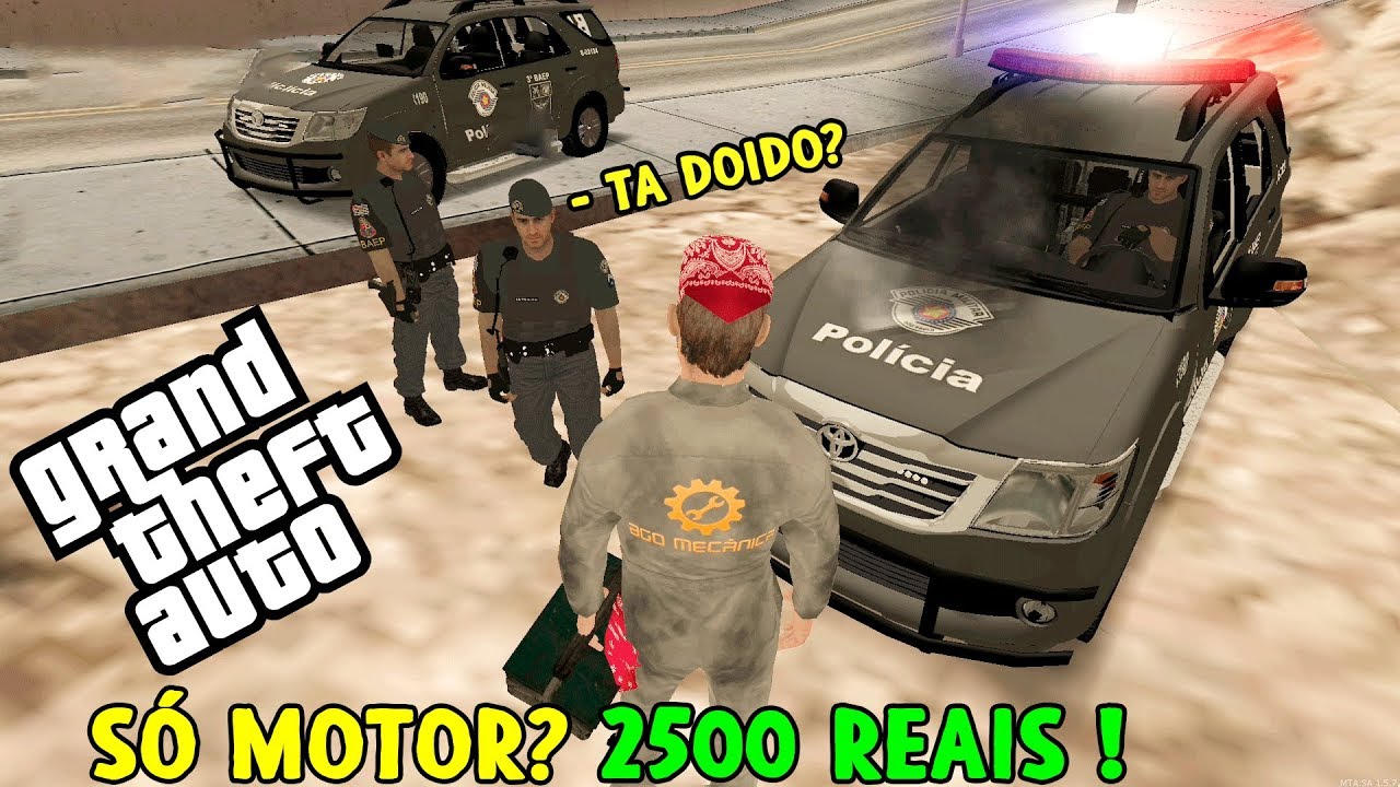 GTA MTA ROLEPLAY - POLICIAL PAGA EM DOBRO ! - Brasil Gaming Online