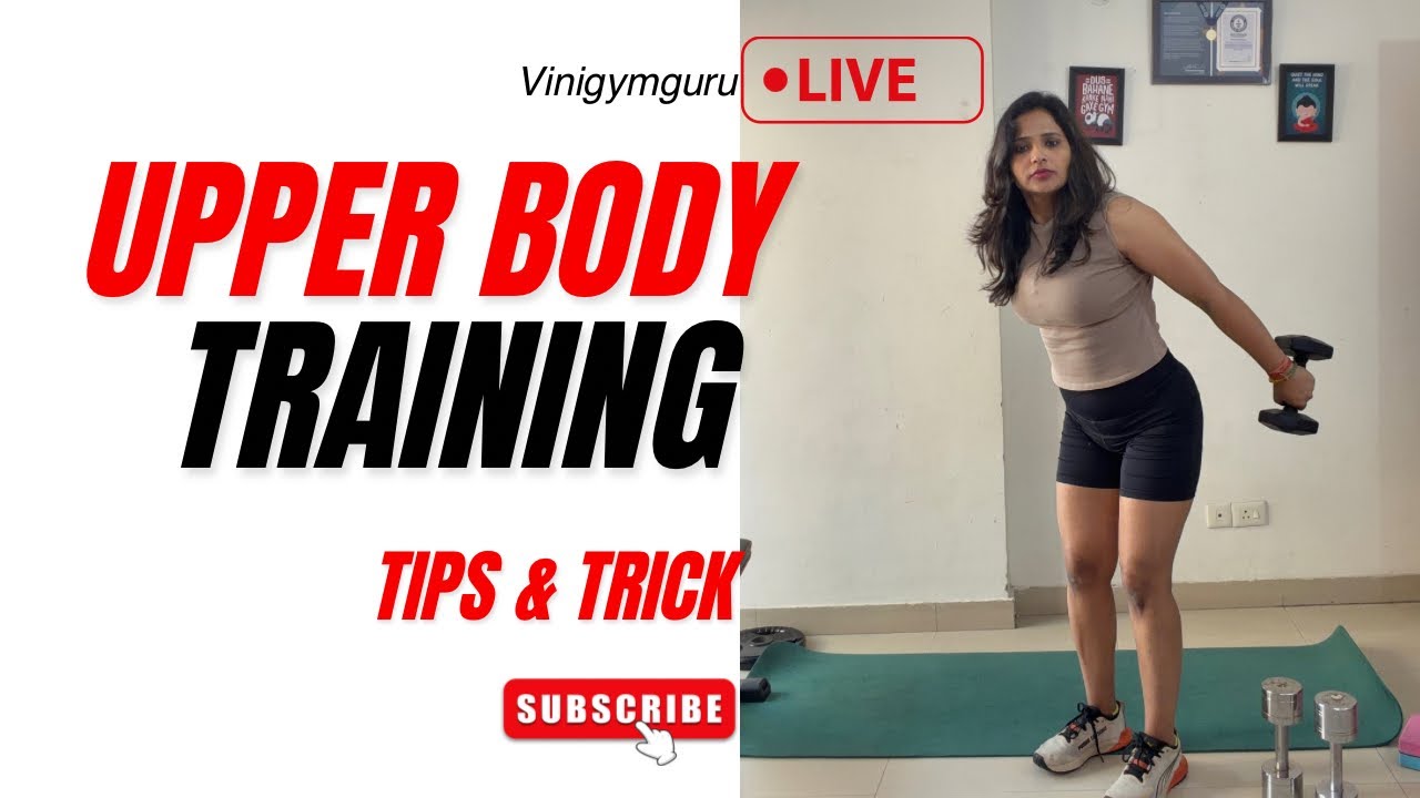 Gymguru vini  is live Upper Body workout 🏋️&zwj;♀️🔥💥💪#fat #fitness #weightloss #viral #video #strong