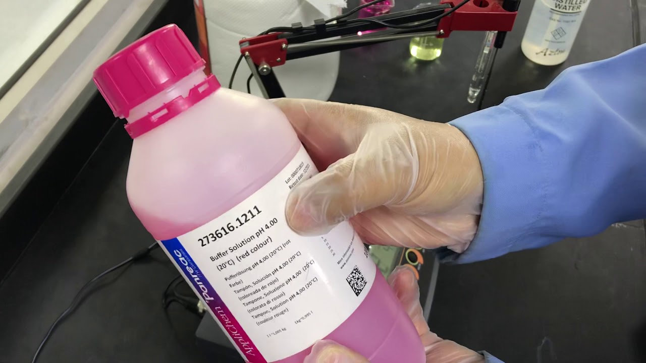 شرح عمل تجربة قياس ال ph معملياً
