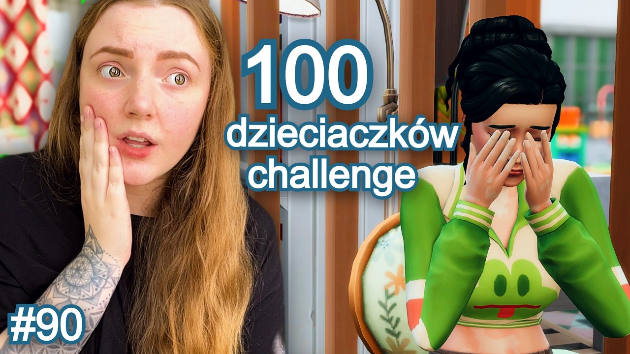 CIĘZKIE ŻYCIE SAMOTNEJ MATKI...  - The Sims 4 Wyzwanie 100 Dzieciaczk&oacute;w 🍼 odc. 90