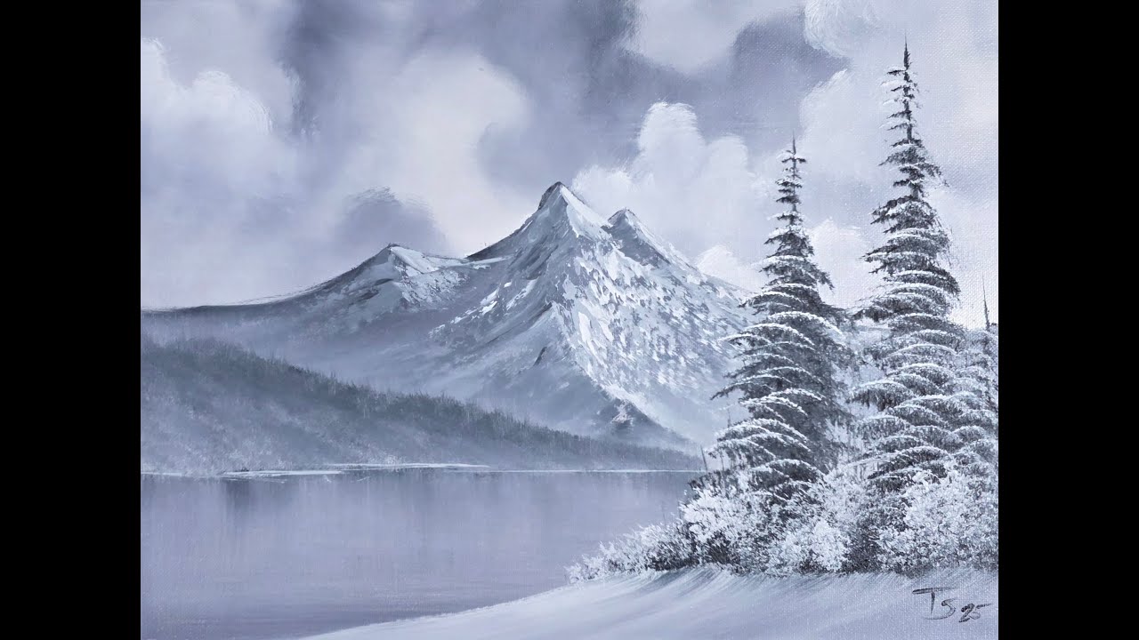 Рисование с сертифицированным инструктором Ross Тедом Симпсоном 26.11.2025 Зима приближается вмес...