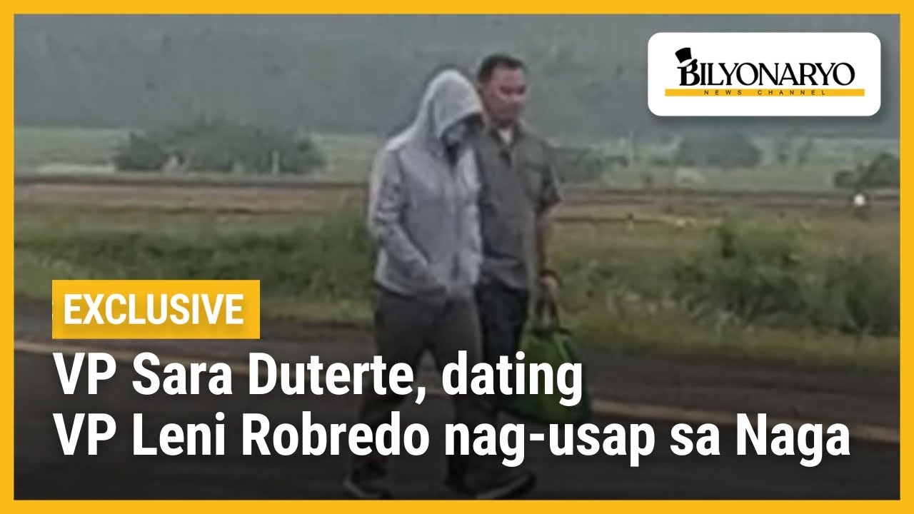 EKSKLUSIBO: VP Sara Duterte, dating VP Leni Robredo nag-usap sa Naga | Agenda