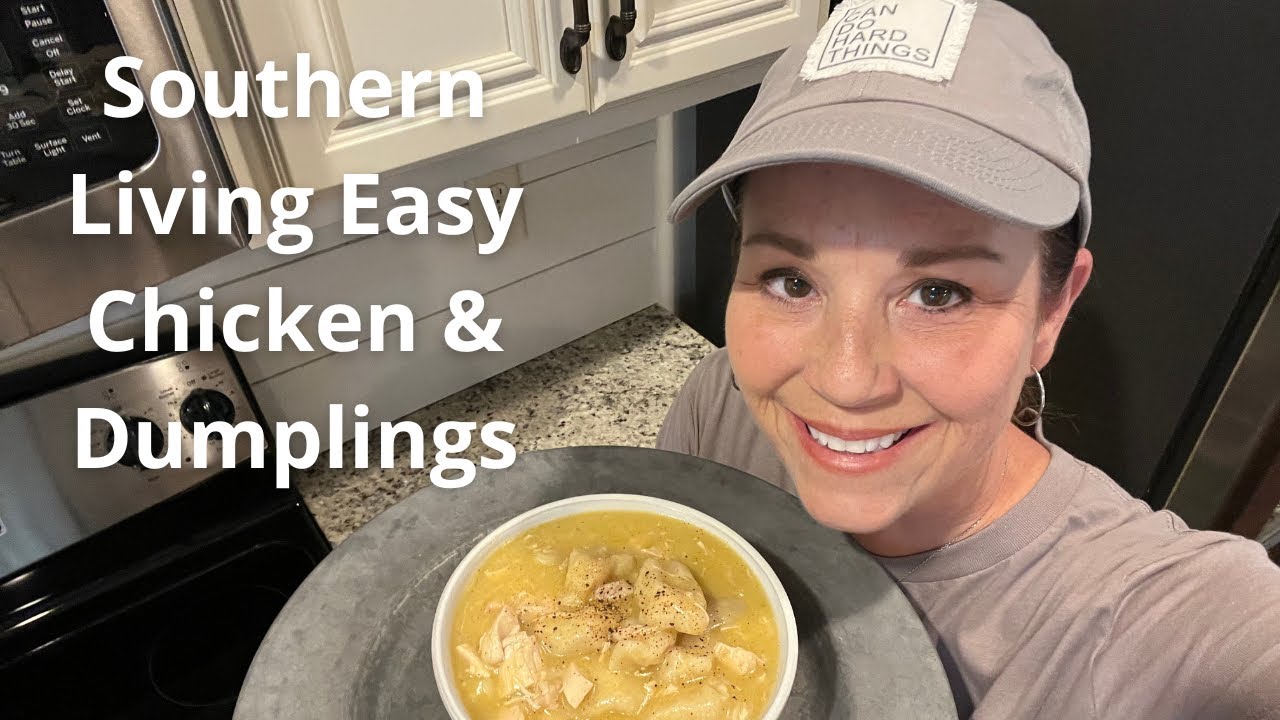Southern Living Easy Chicken & Dumplings | Quick dinner recipe | Dinner idea with rotisserie chicken