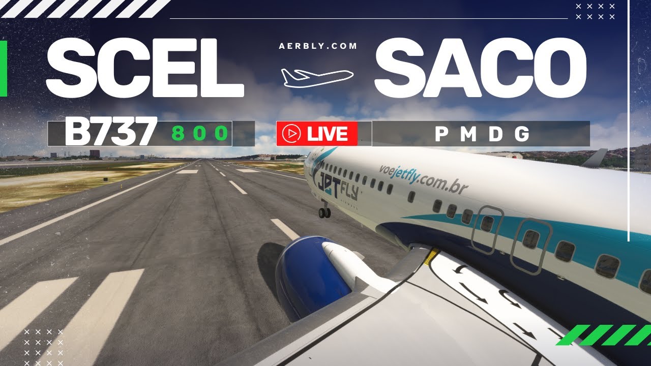 🔥 ESPECIAL 700 INSCRITOS! Cruzando os ANDES no 737-800 PMDG | Voo Realista SCEL ➡ SACO | MSFS 2020