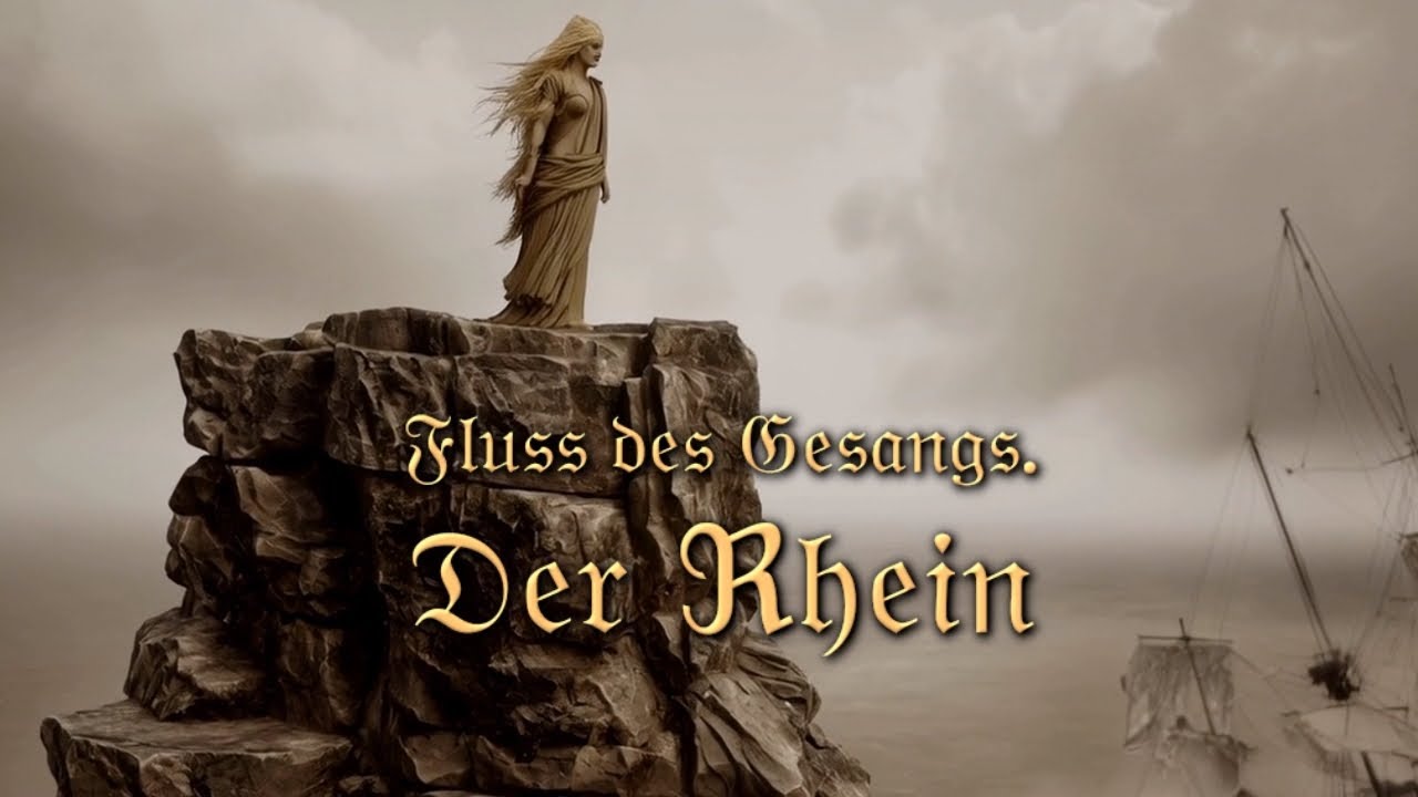Fluss des Gesang. Der Rhine