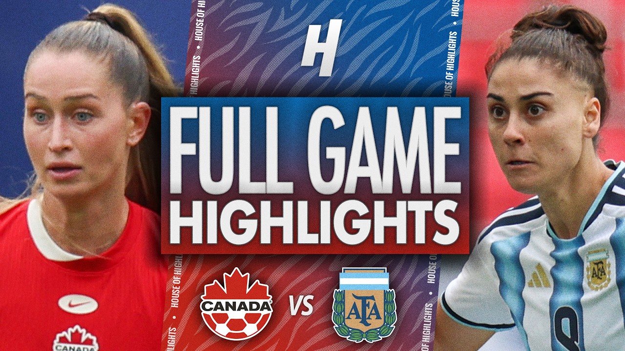 Canada vs Argentina - ALL GOALS & HIGHLIGHTS | March 7, SheBelieves Cup 2026