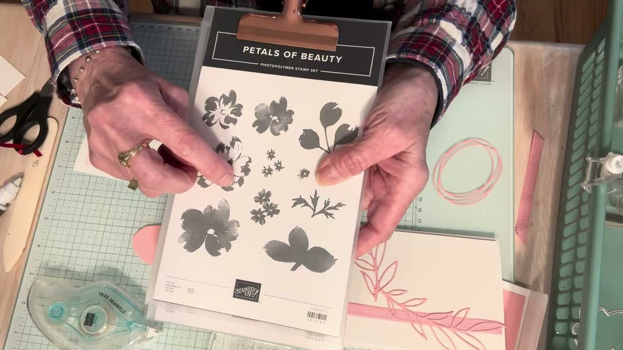 Trevis’ January 23, 2026 Stampin’ Up! Petals of Beauty Thank You Card