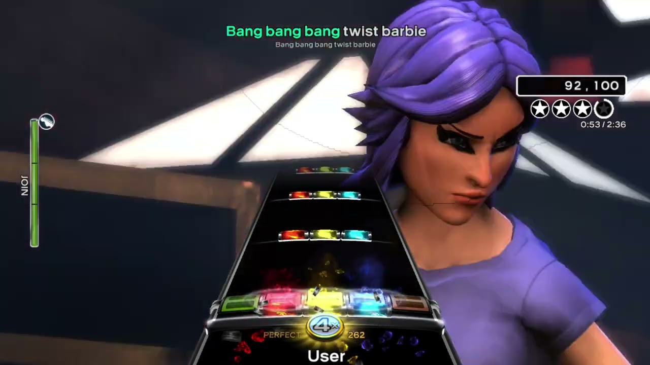 Rock Band 3 Deluxe - Twist Barbie (Custom) - Guitar (Expert) - 100% FC 5GS