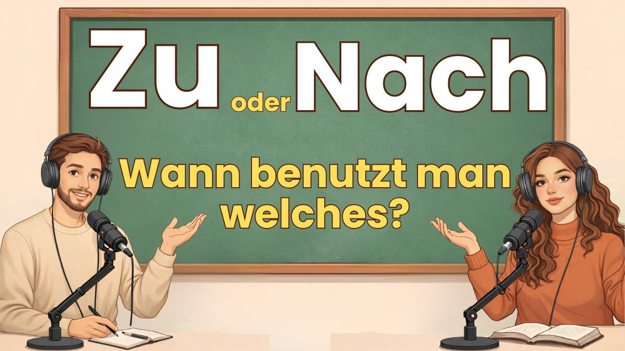 German Podcast | Deutsch Grammatik Ep 2: ZU oder NACH? Wann benutzt man welches?