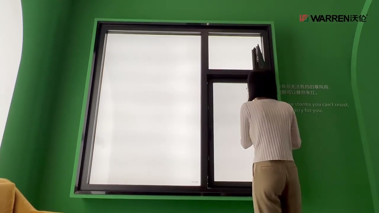 Warren 24x60 window hurricane impact competitive price aluminum tilt and turn windows with screen