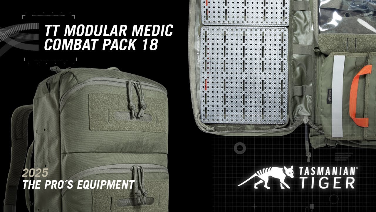 TT Modular Medic Combat Pack 18 [EN] | TASMANIAN TIGER – THE PROS’ EQUIPMENT