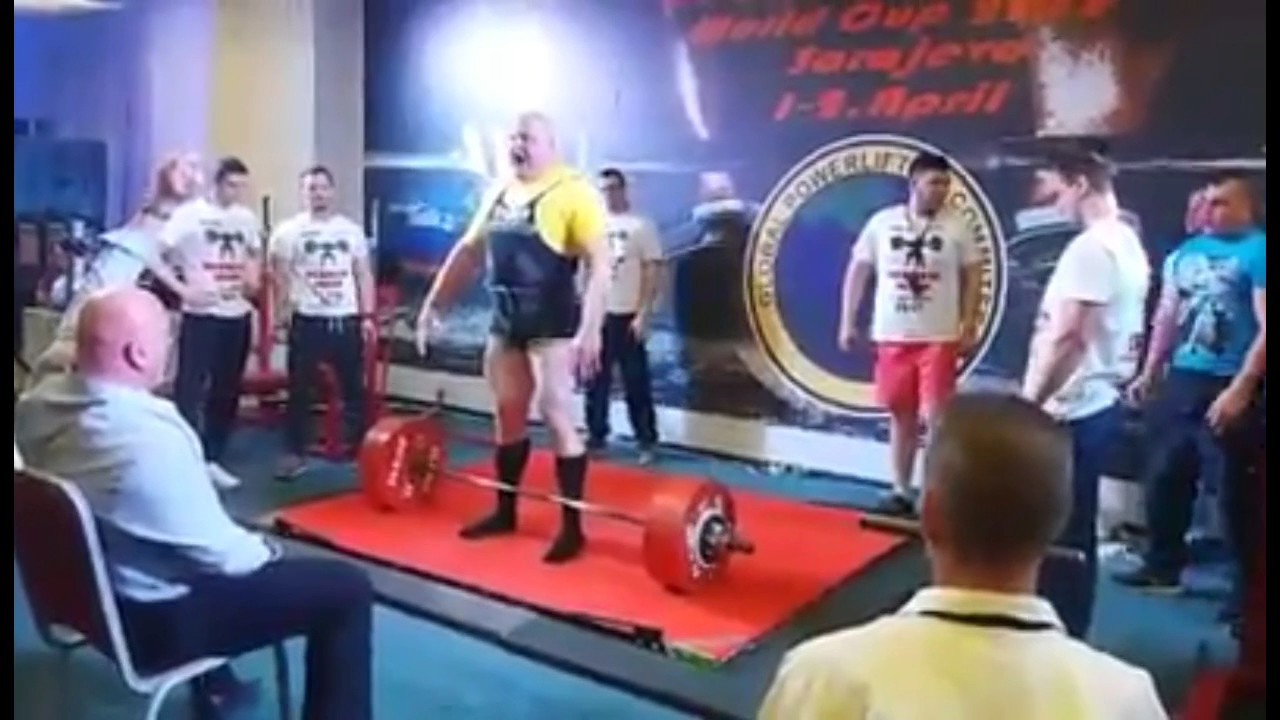 Sehic Sahludin Zutko Rekord BiH - mrtvo dizanje 340 kg - www.ilijas.info