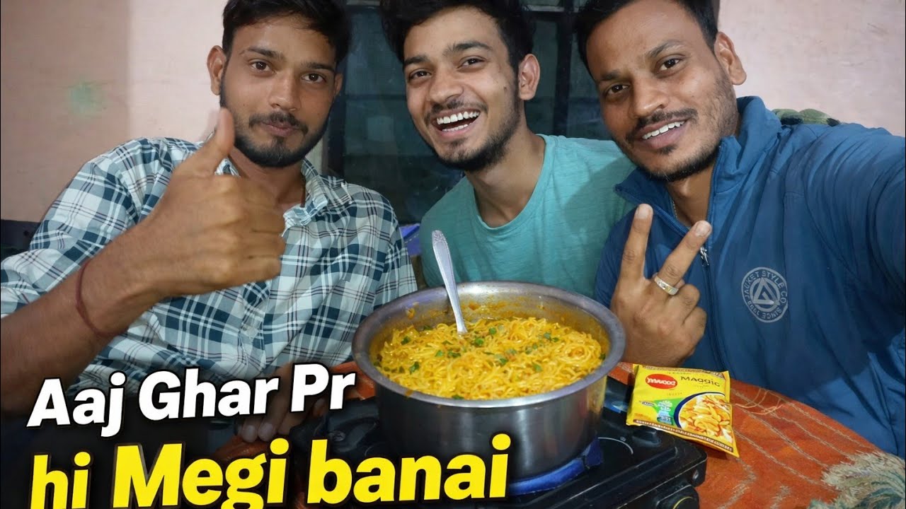 Aaj Ghar Pr Hi Meggi Banai.😋.  #Video Viral kese kre