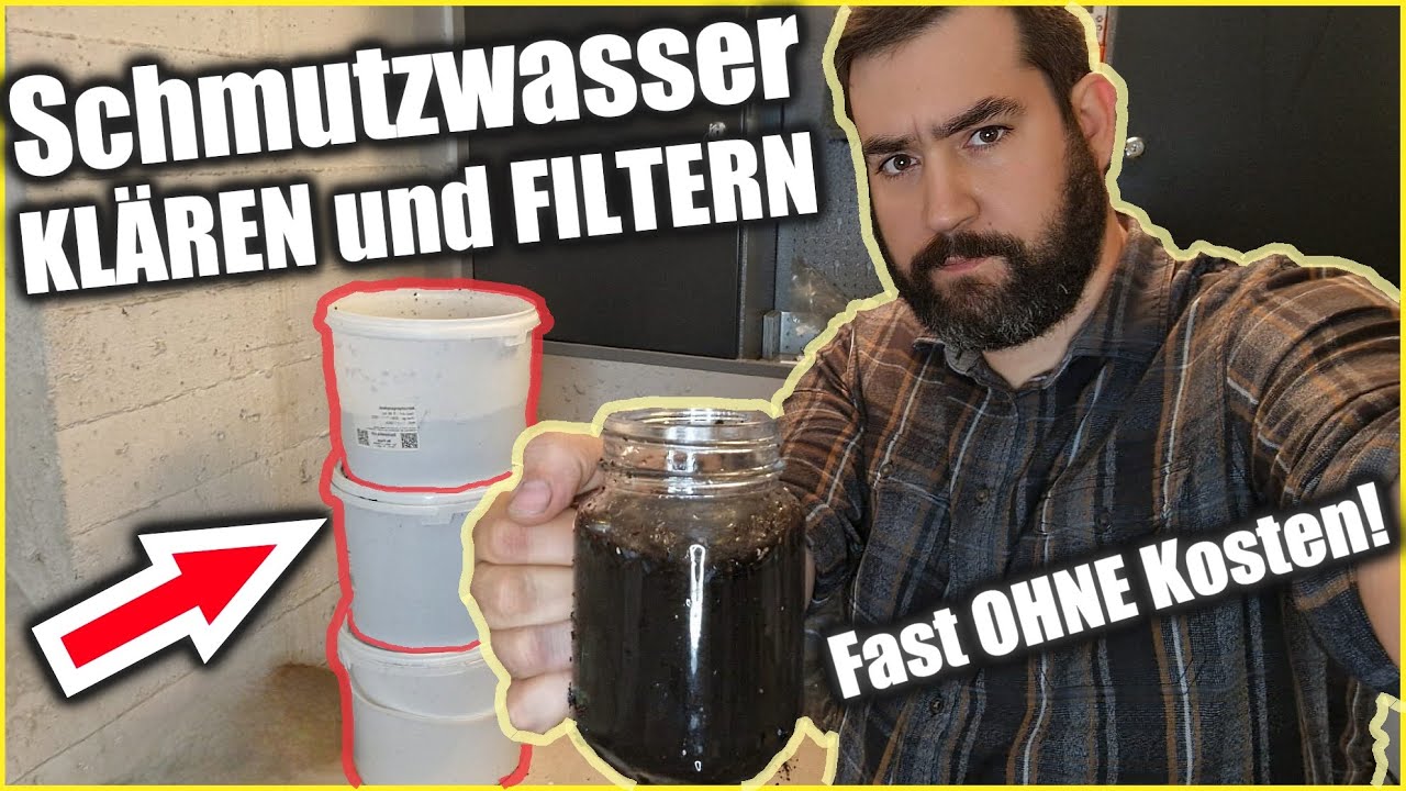 Wasser aufbereiten in der Krise! Schwerkraftfilter DIY | Prepper - Survival