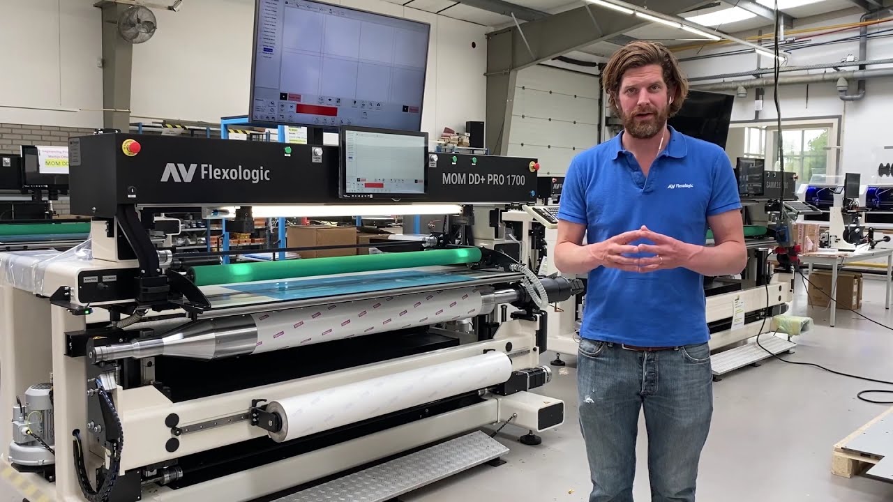 Flexo plate mounting on Semi-automatic MOM DD+ Pro- optional Image Recognition and Motorized Table