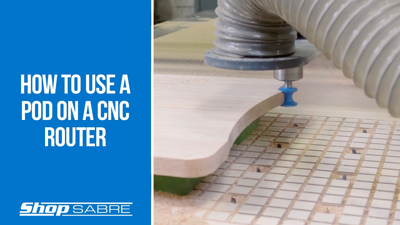 ShopSabre CNC - Using Pods to Create Raised POD Work