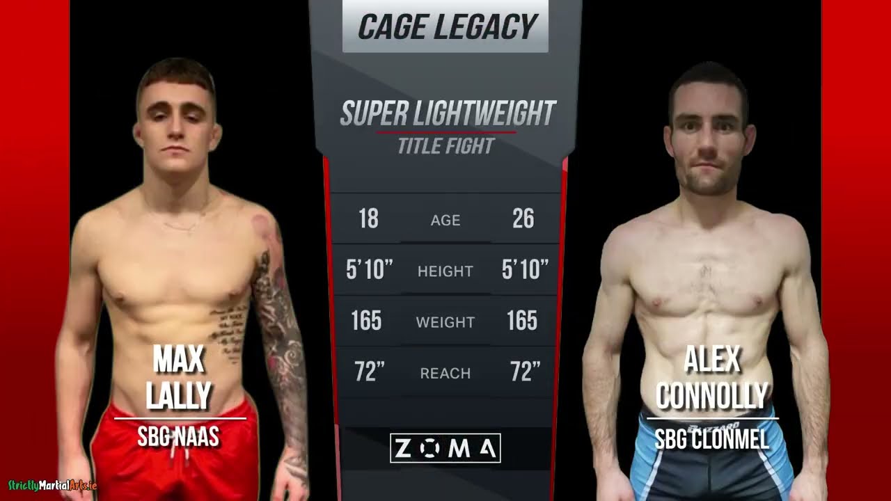 Max Lally vs Alex Connolly - Cage Legacy 14