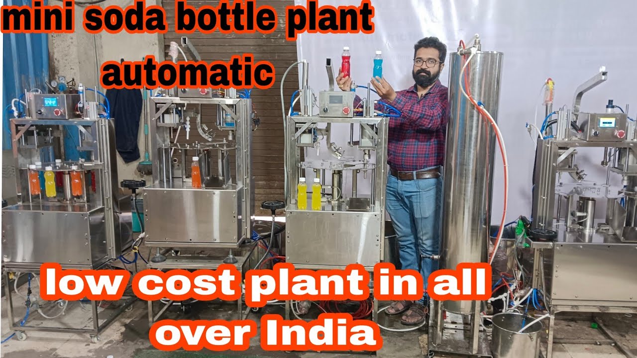 Very low cost automatic rotary soda plant