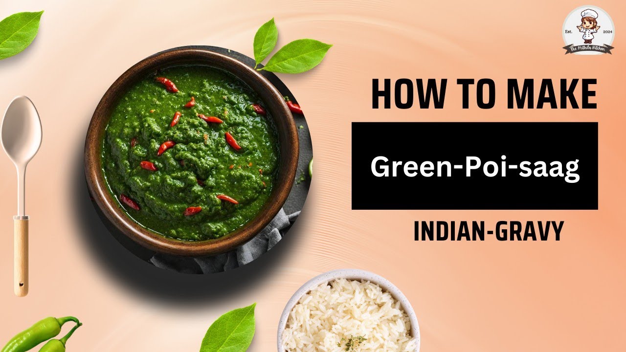 poi saag recipe|saag recipe|poi saagrecipe bengali|malabar spinach recipe|#the mithila kitchen#food