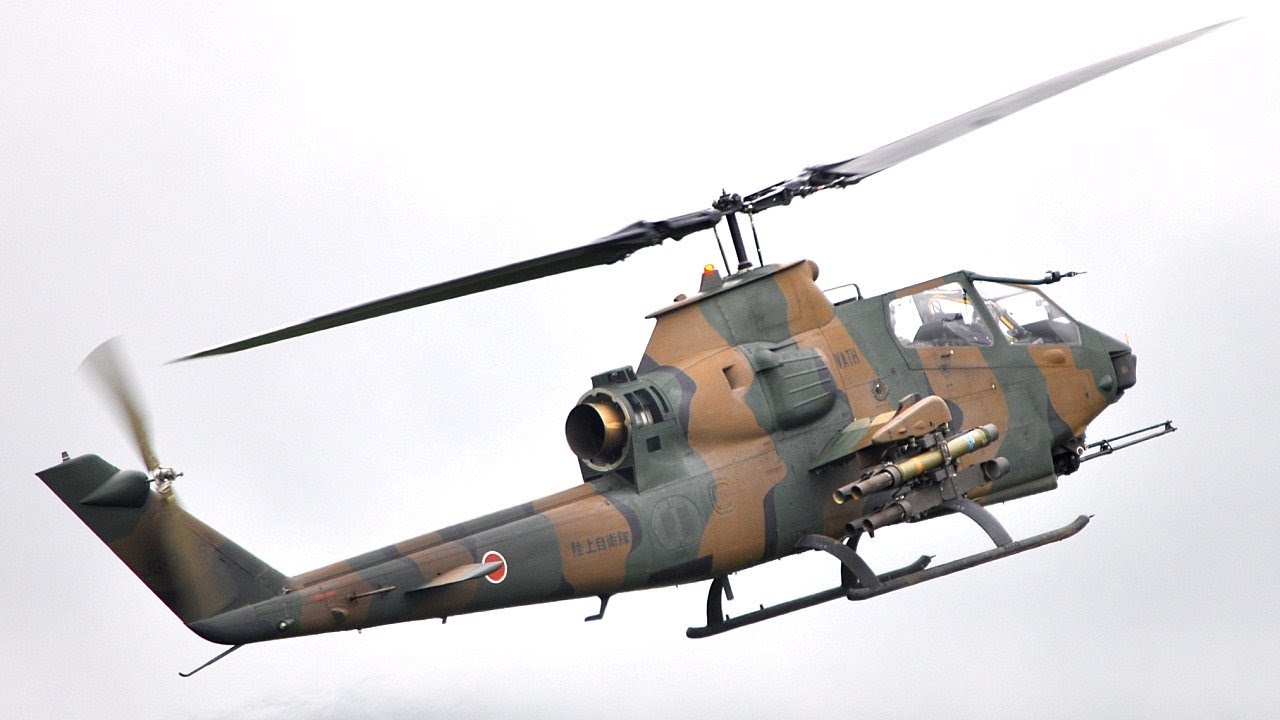 【アパッチ調達失敗で続投】 陸上自衛隊 AH-1S 対戦車ヘリ TOW ミサイル誘導不能・発射失敗