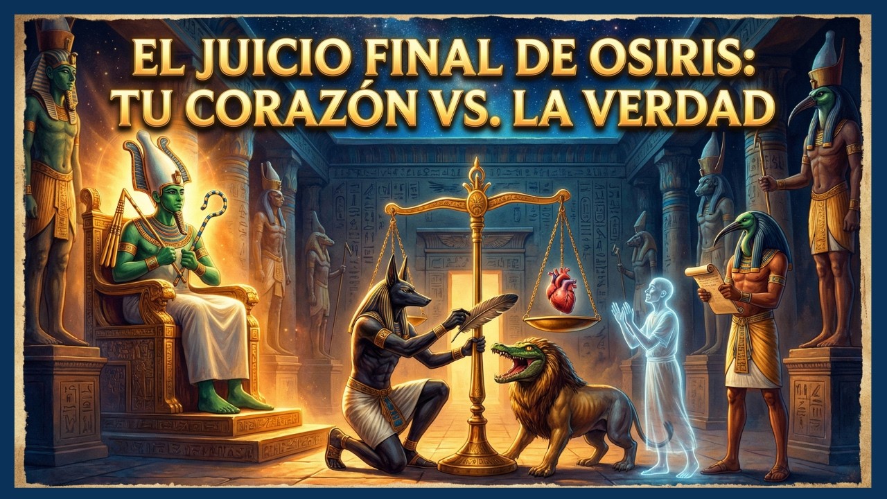 ¿Tu corazón pesa más que una pluma? El aterrador Juicio de Osiris.