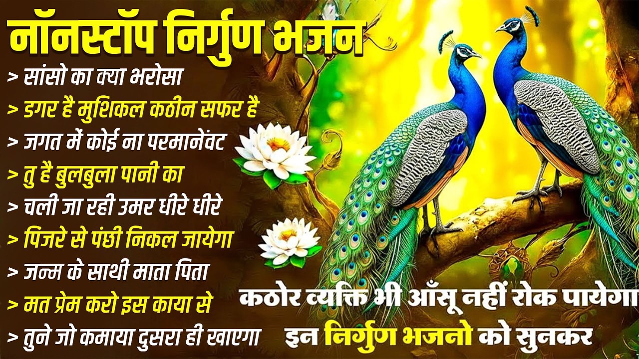 कठोर व्यक्ति ही सुन सकते है ये निर्गुण भजन | Nonstop Nirgun Bhajan | Hindi Nirgun Bhajan #nirgun