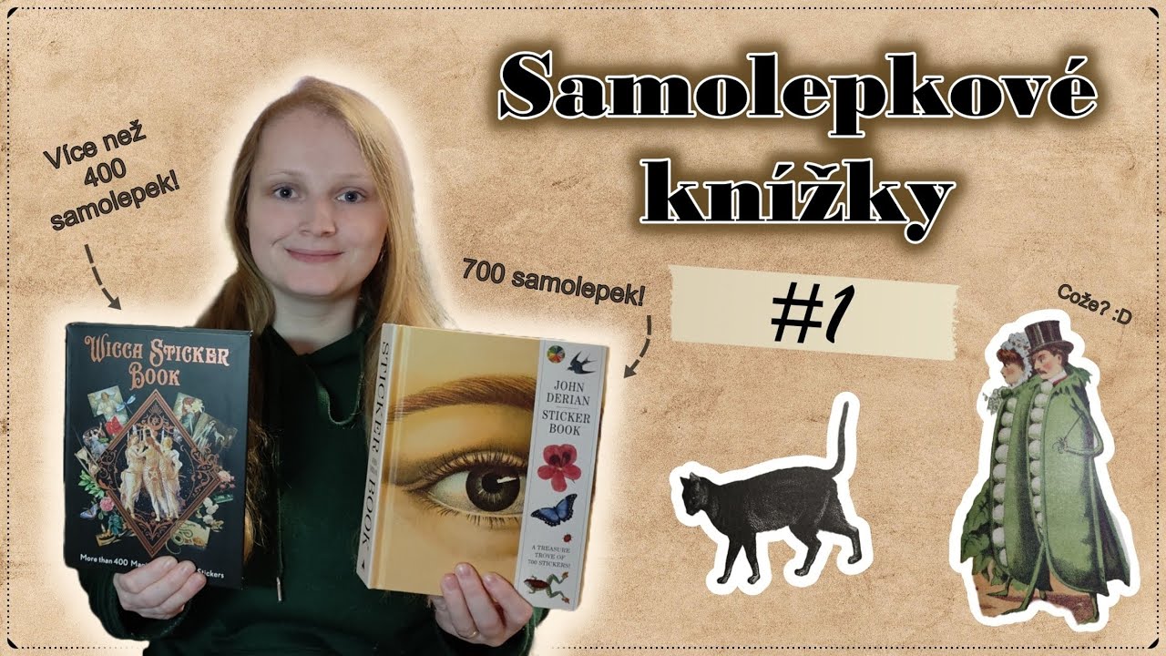 Samolepkové knihy | Wicca Sticker Book | John Derian Sticker Book | #1