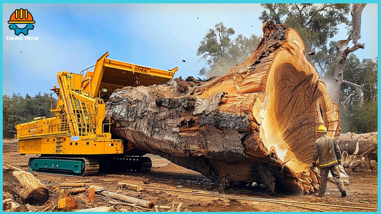 909 EXTREME Dangerous Huge Wood Chipper Machines | Best Of USA