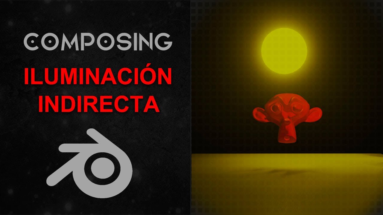 Iluminación INDIRECTA – Objetos de EMISIÓN DE LUZ / Eevee | BLENDER COMPOSING