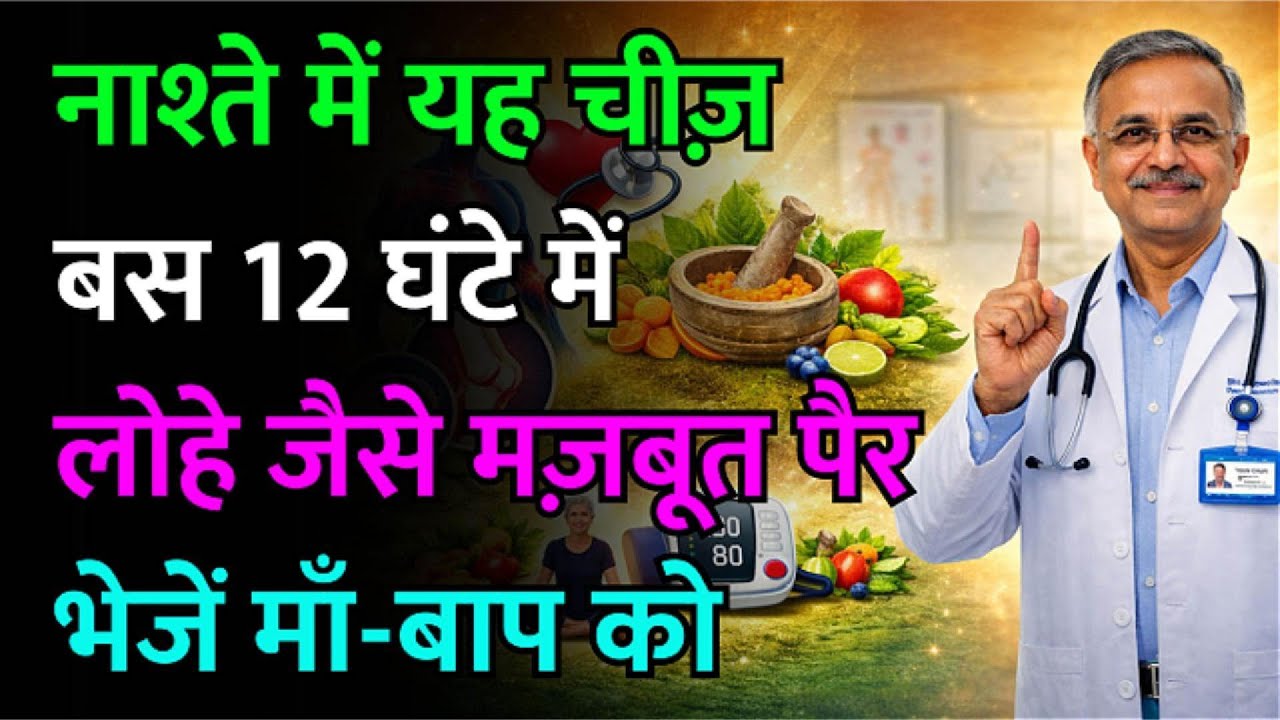 विज्ञान ने माना! ये 8 चीजें 24 घंटे में कमजोर पैरों में नई जान डाल देंगी, दर्द जड़ से खत्म।