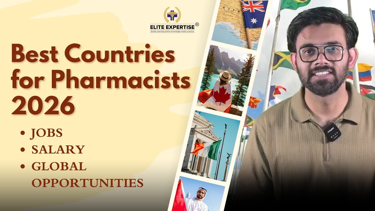 Top Countries for Overseas Pharmacists in 2026 | Pharmacy Career Options | Elite Expertise 