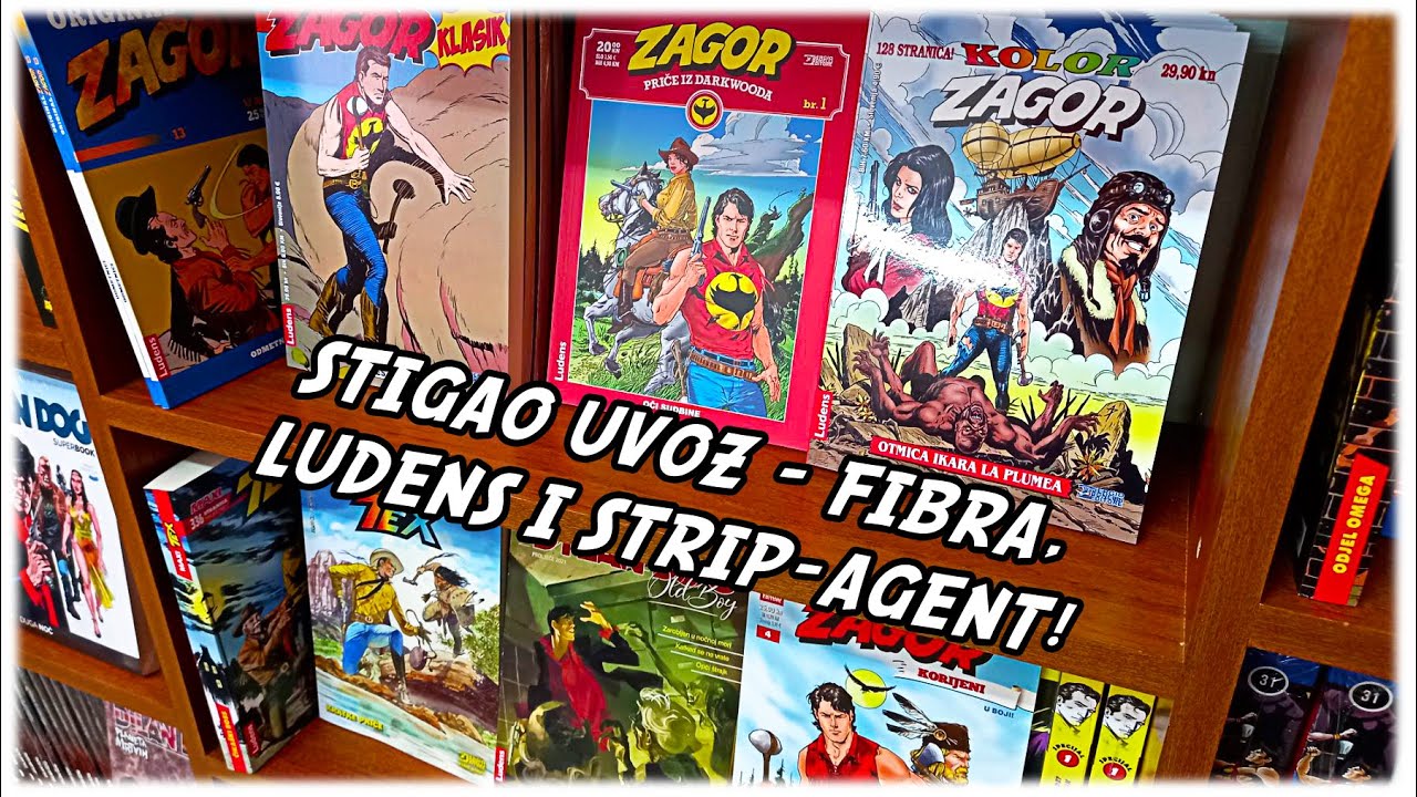 Stigao uvoz- Fibra, Ludens i Strip-agent!