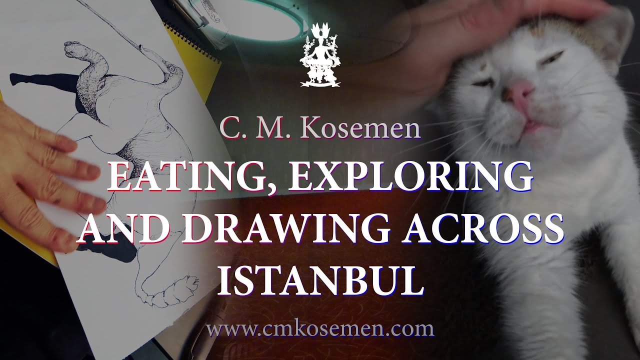 Eating 🍲 Exploring 🚷 and Drawing 🖌️ Across 🐈 Istanbul 🌇
