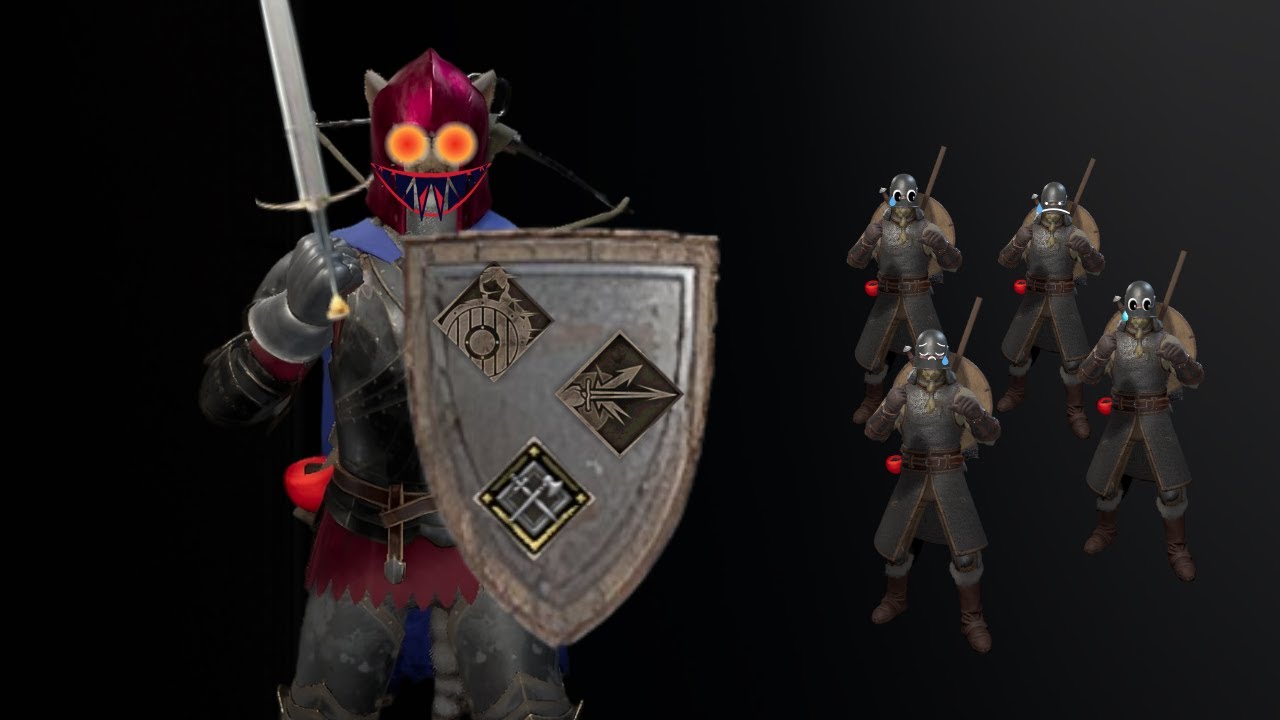 Dark and Darker Fighting All Barbarians as a Shield Fighter
