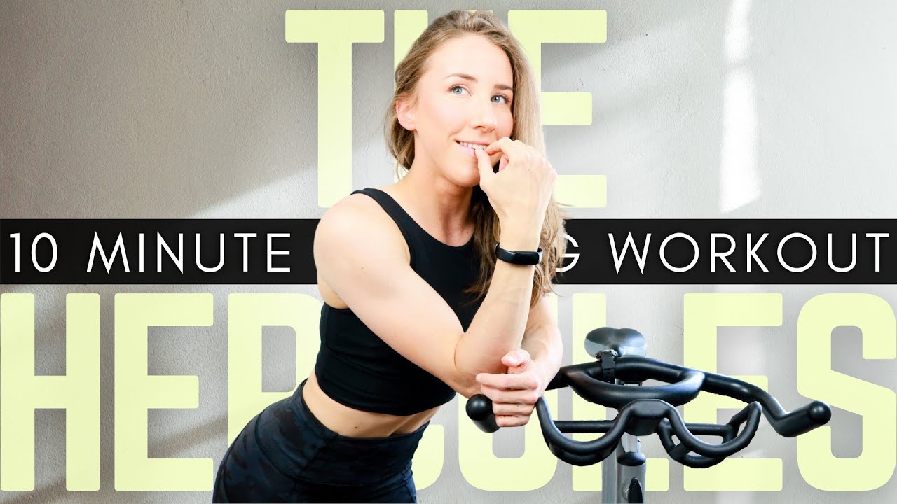 ГЕРКУЛЕС // 10-минутный спин-класс • HIIT-тренировка на велосипеде