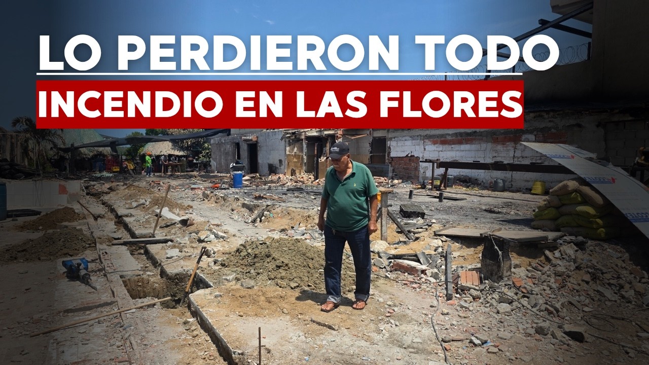 💔🔥 El incendio que destruyó dos restaurantes en Barranquilla… pero no su esperanza 🙏🧱
