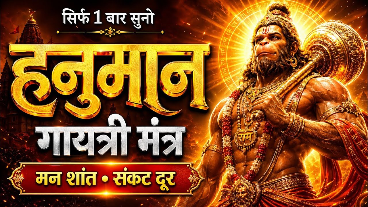 Hanuman Gayatri Mantra for Peace & Strength